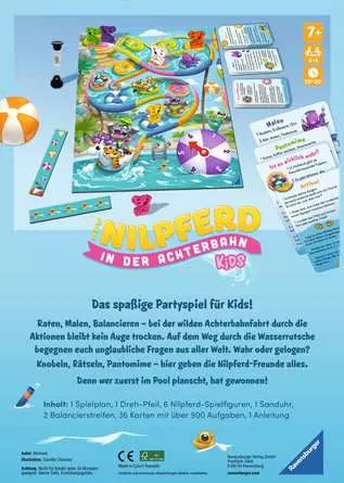 Das Nilpferd in der Achterbahn Kids - Kinderspiel ab 7 Jahren