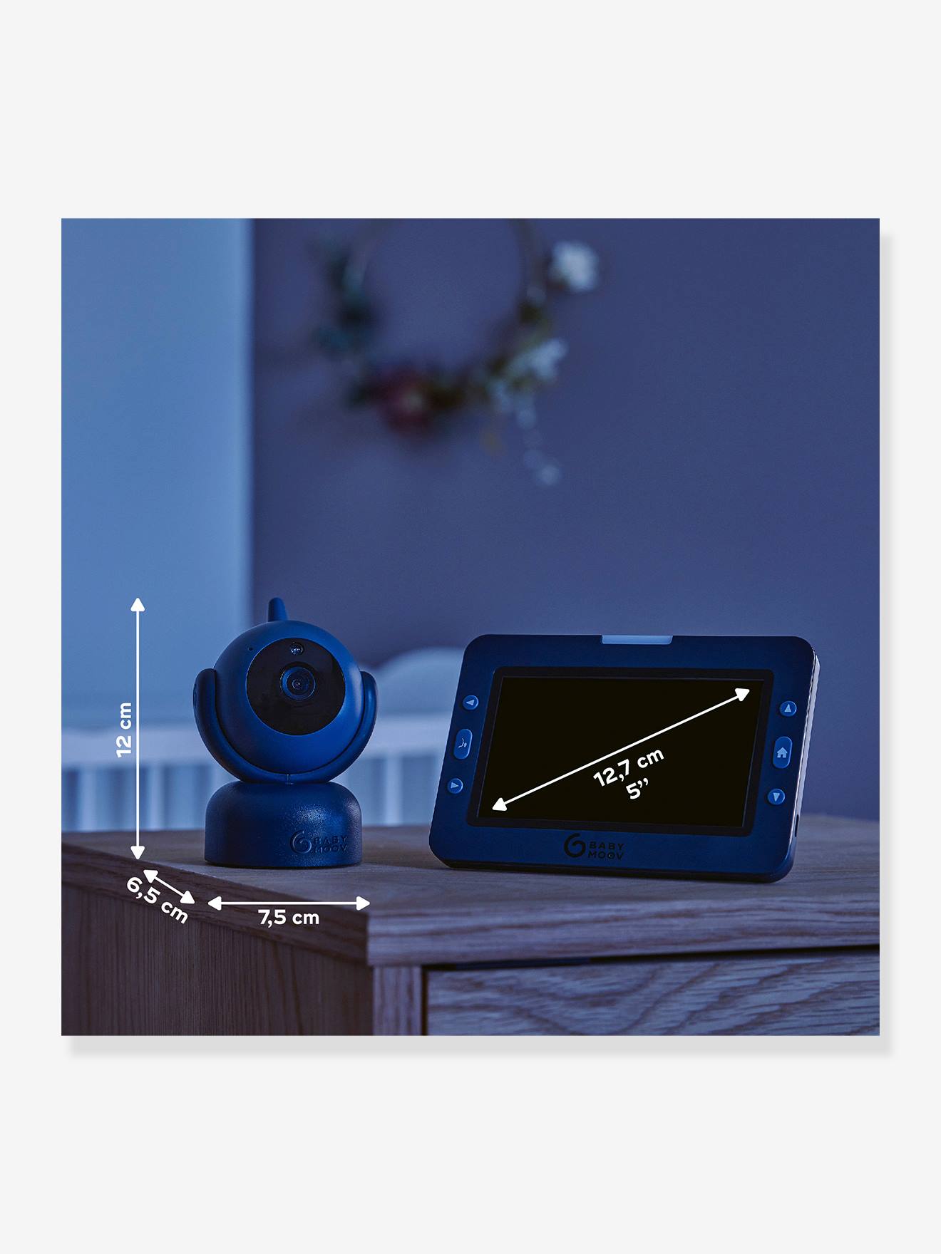 Babyphone Yoo Master+ BABYMOOV bleu