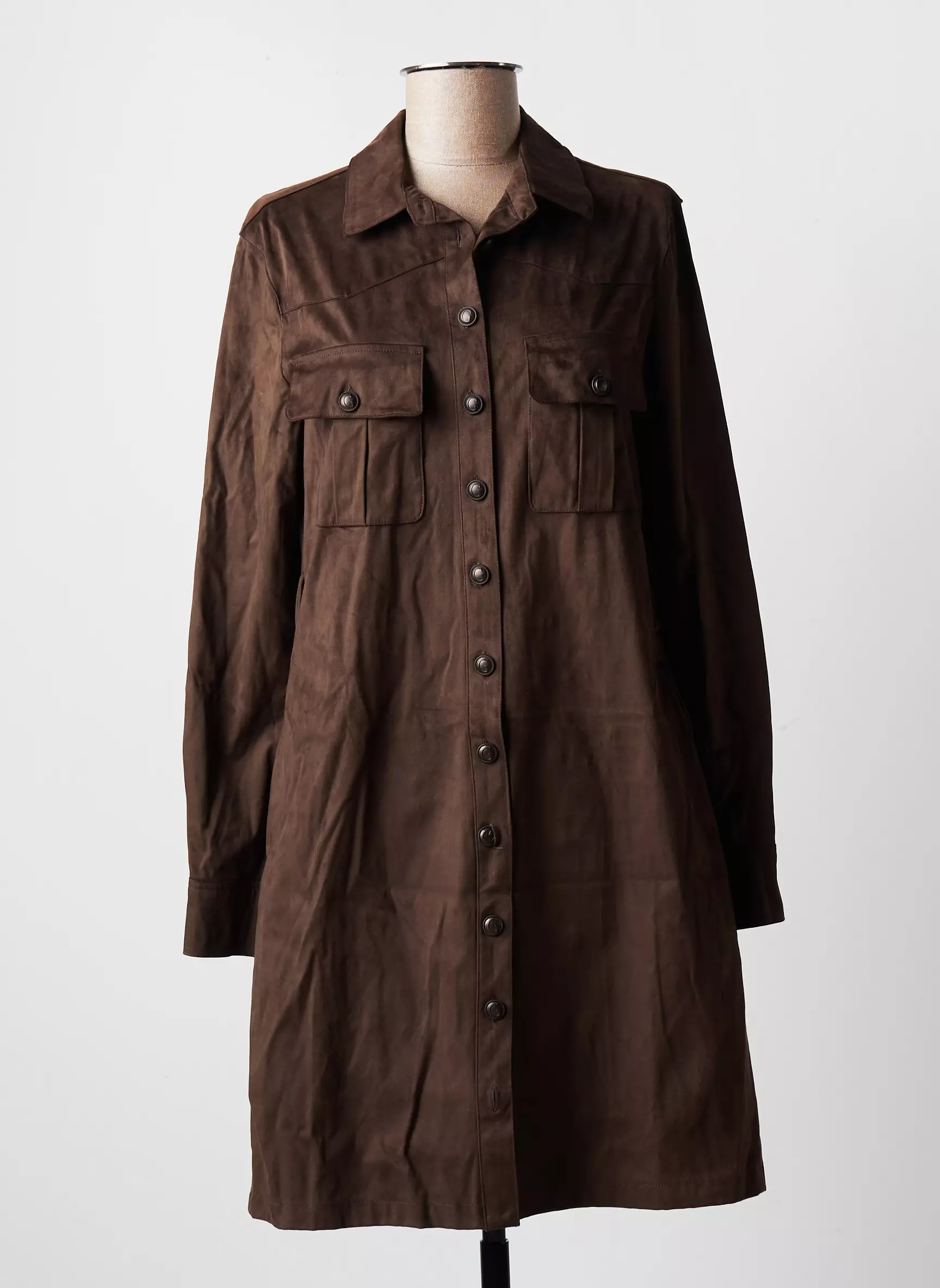 Guess Robes Courtes Femme couleur marron