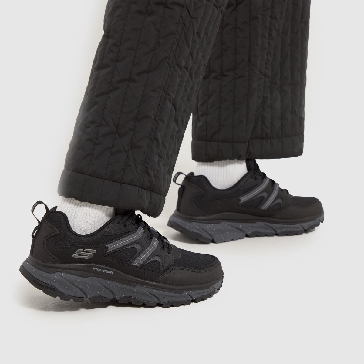 SKECHERS dlux journey superge v črni in sivi barvi