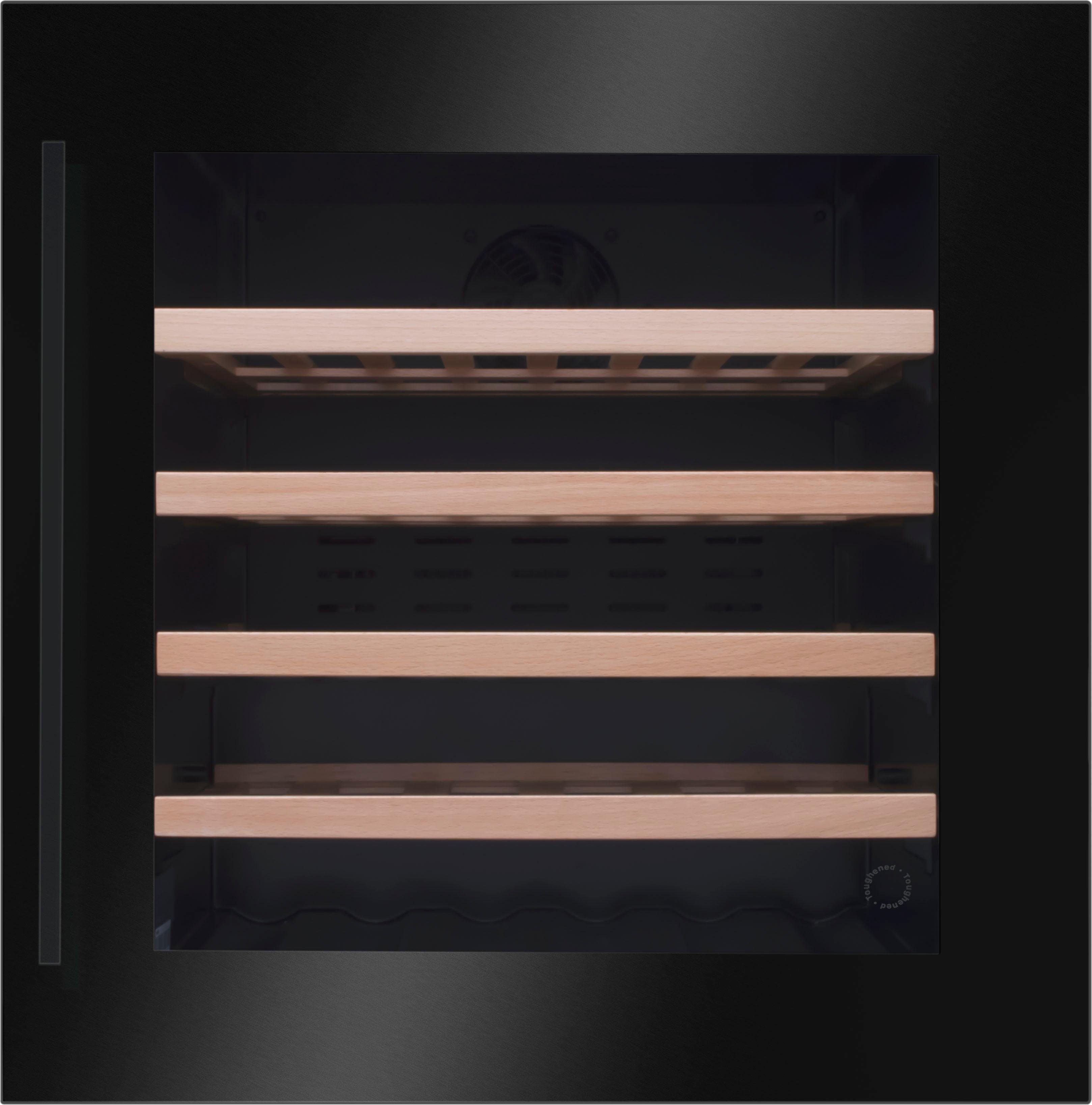 Amica Einbauweinkühlschrank WK 341 210 S, für 40 Standardflaschen á 0,75l,LED-Beleuchtung