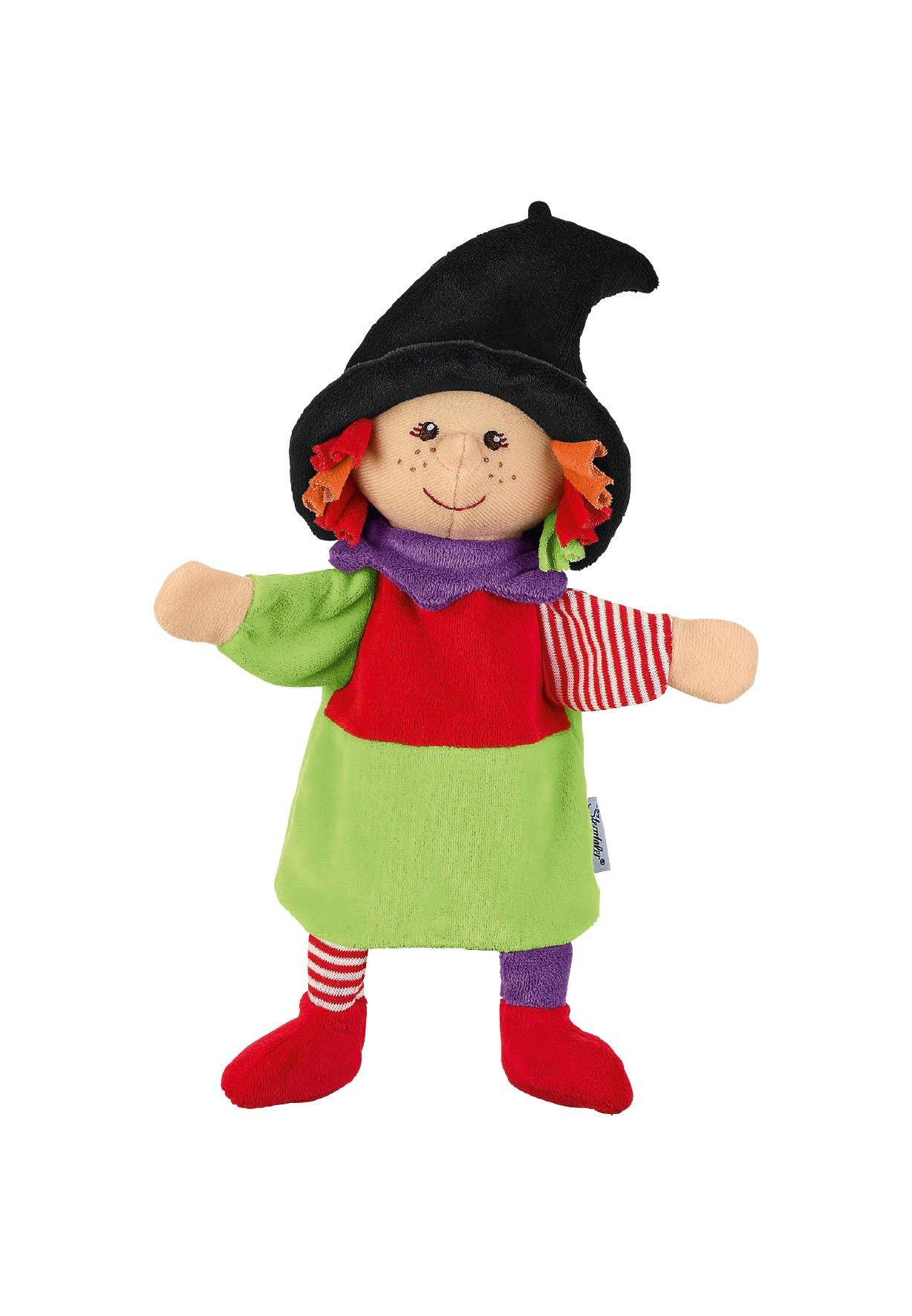 Kinder Handpuppe Hexe, 29 cm