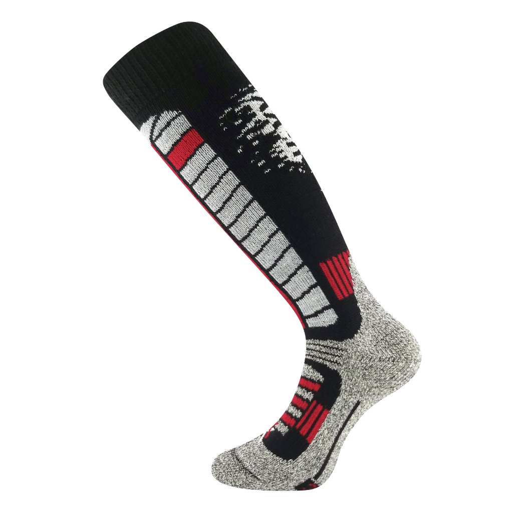 Voxx Merino Carving schwarze Kniestrümpfe für Erwachsene