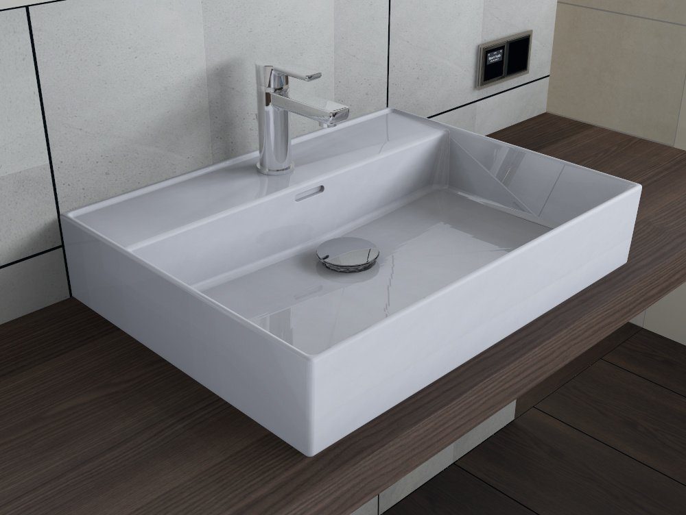 Aqua Bagno Waschbecken Aqua Bagno Loft Air Design Keramik Waschbecken 60 (Packung)