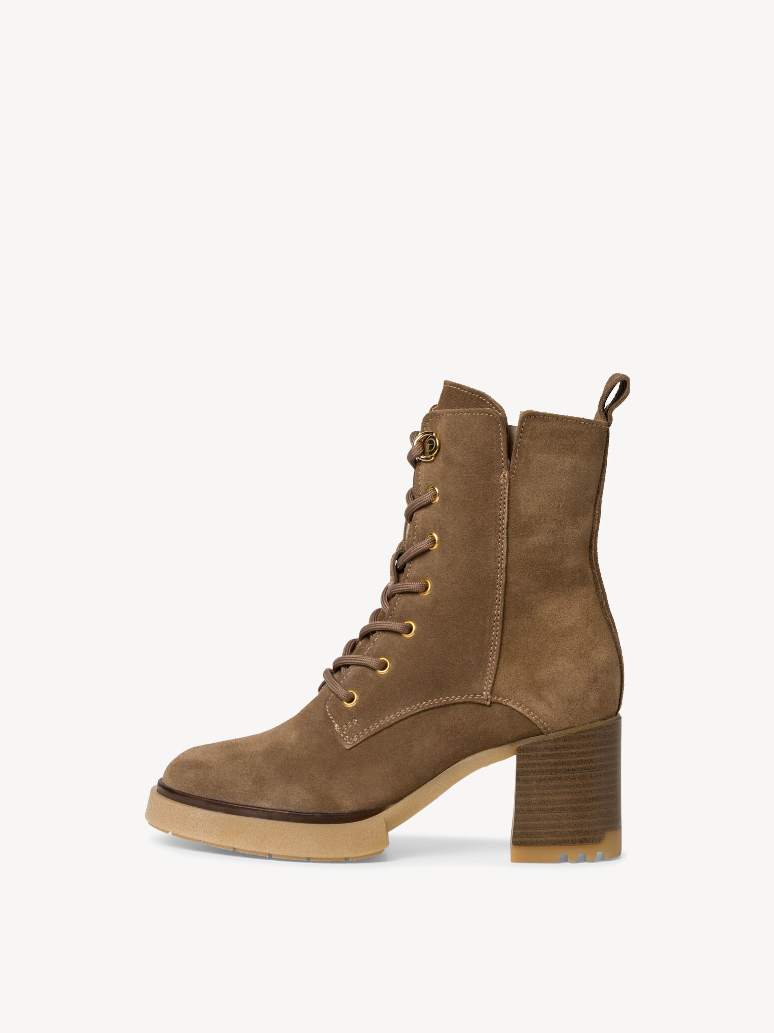 Bottine en cuir - marron