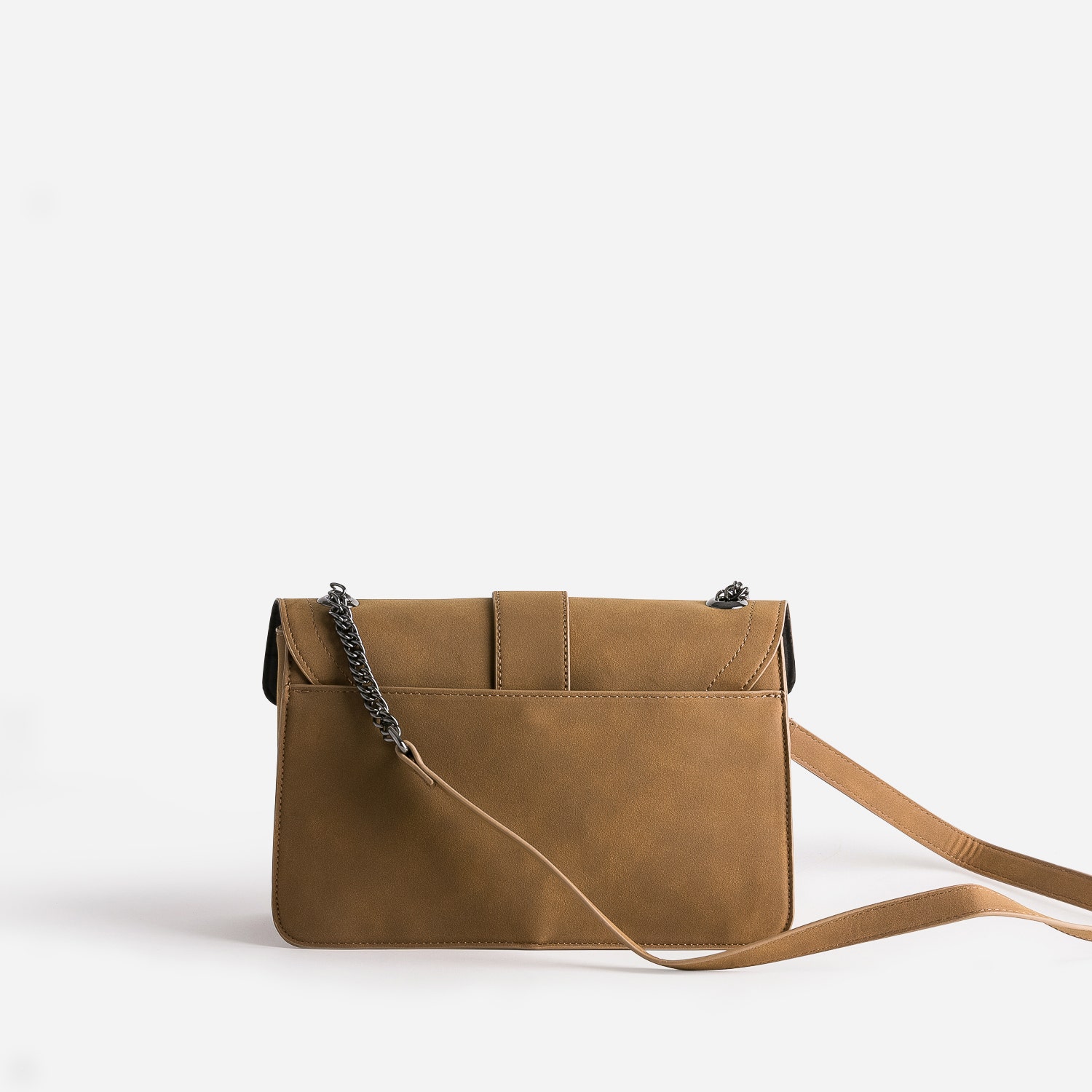 Sac besace TEXTO marron suédé