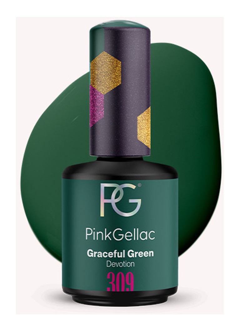 Pink Gellac 309 Graceful Green - geelilakka