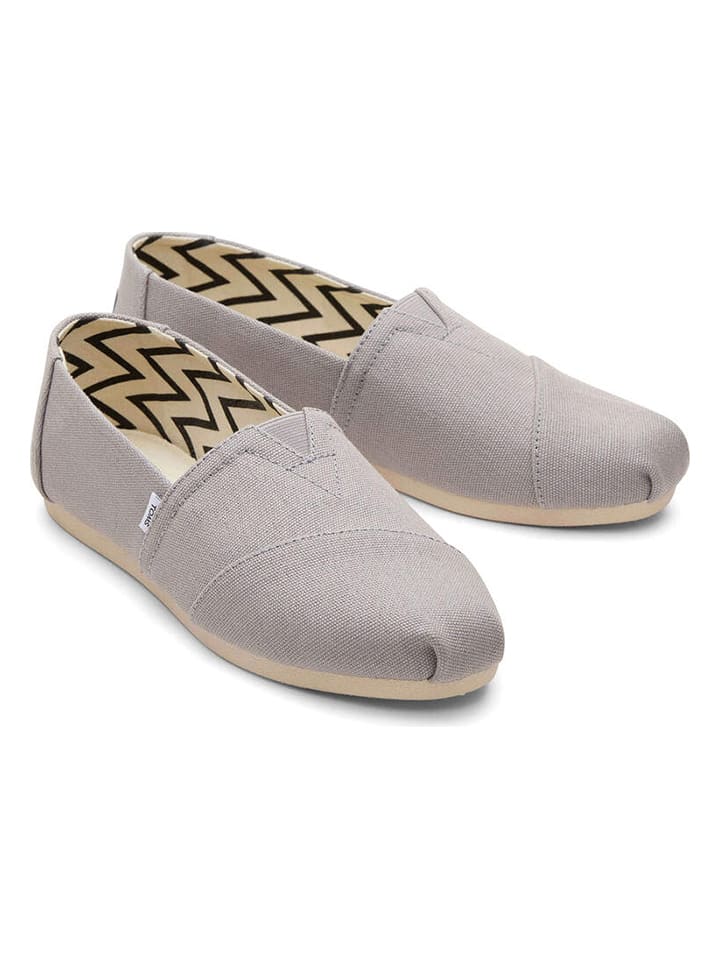 TOMS Slipper in Grau günstig kaufen
