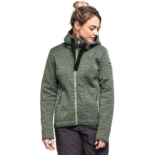 DAMEN UNTERJACKE FLEECE HOODY AURORA L