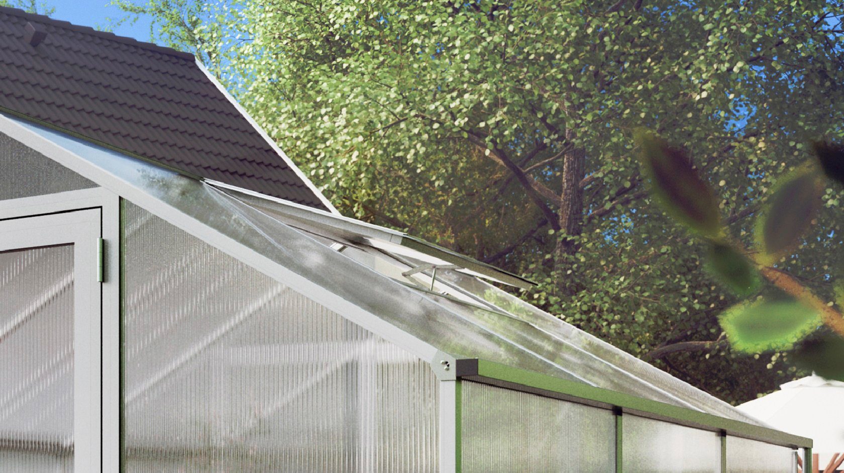 KGT Dachfenster, für Gewächshaus Rose, Orchidee und Lilie, BxH: 102x62 cm