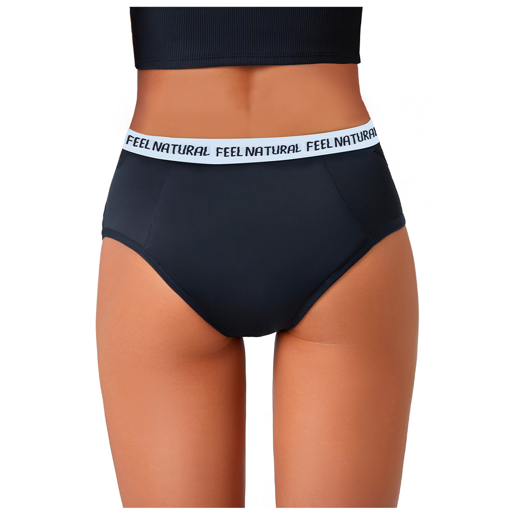 feel natural Culotte menstruelle Mes Premières Règles  Coloris Noir -Taille S (14/16ans) CULOTTE MENSTRUELLE ADO