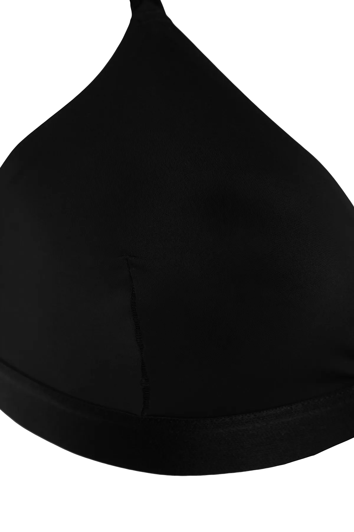 Trendyol Curve  Schwarzer Micro Recovery Bralette kappenloser BH TBBSS24CW00003