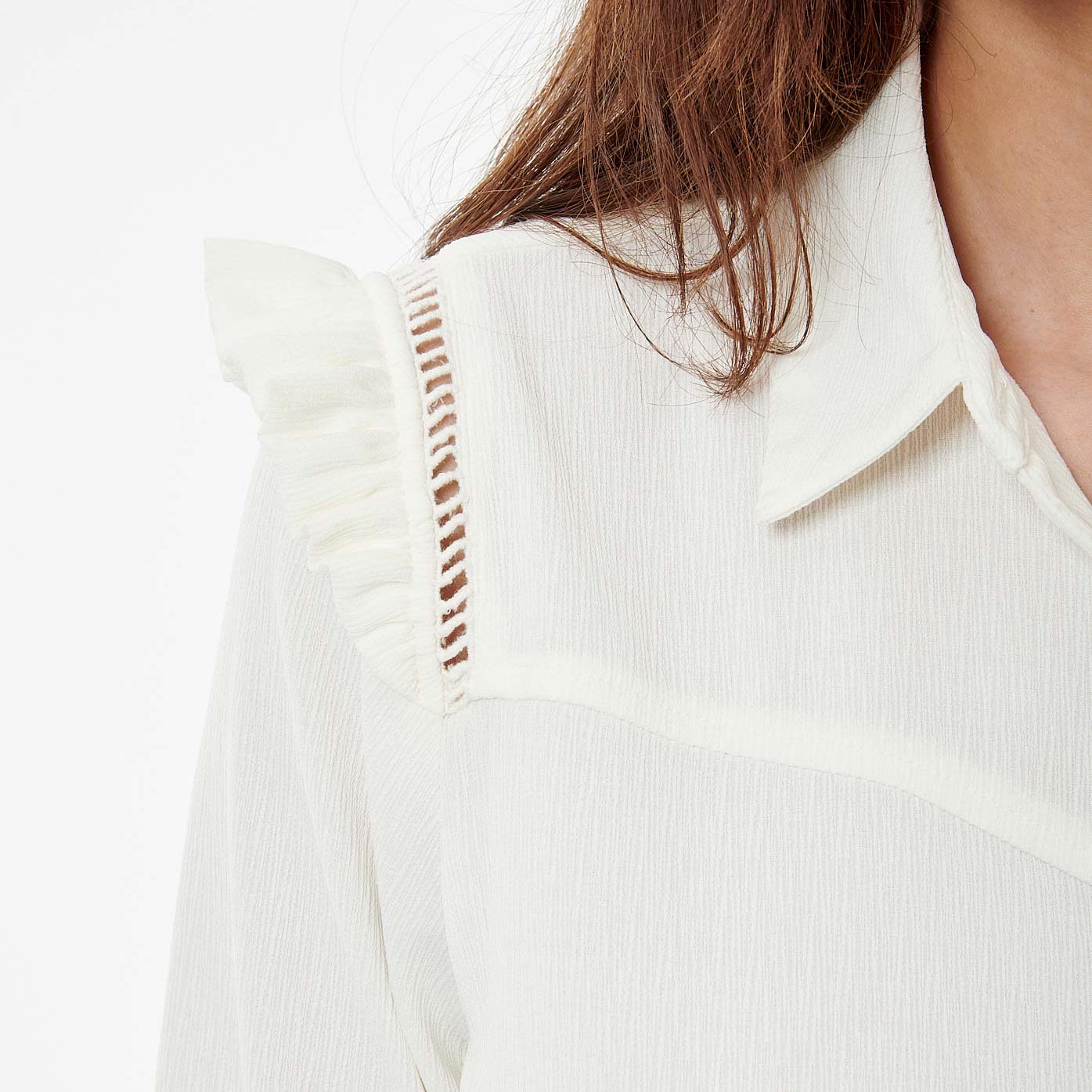 BRIAN  Chemise écrue femme