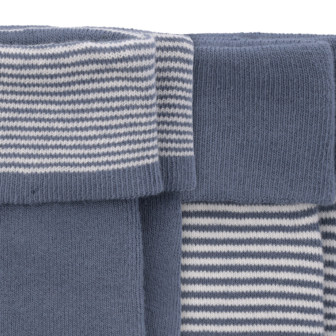 2 Paar Newborn Socken mit Frottee-Ausstattung