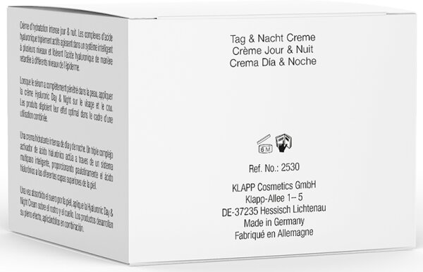 KLAPP Skin Care Science Hyaluronic Day & Night Cream Gesichtscreme