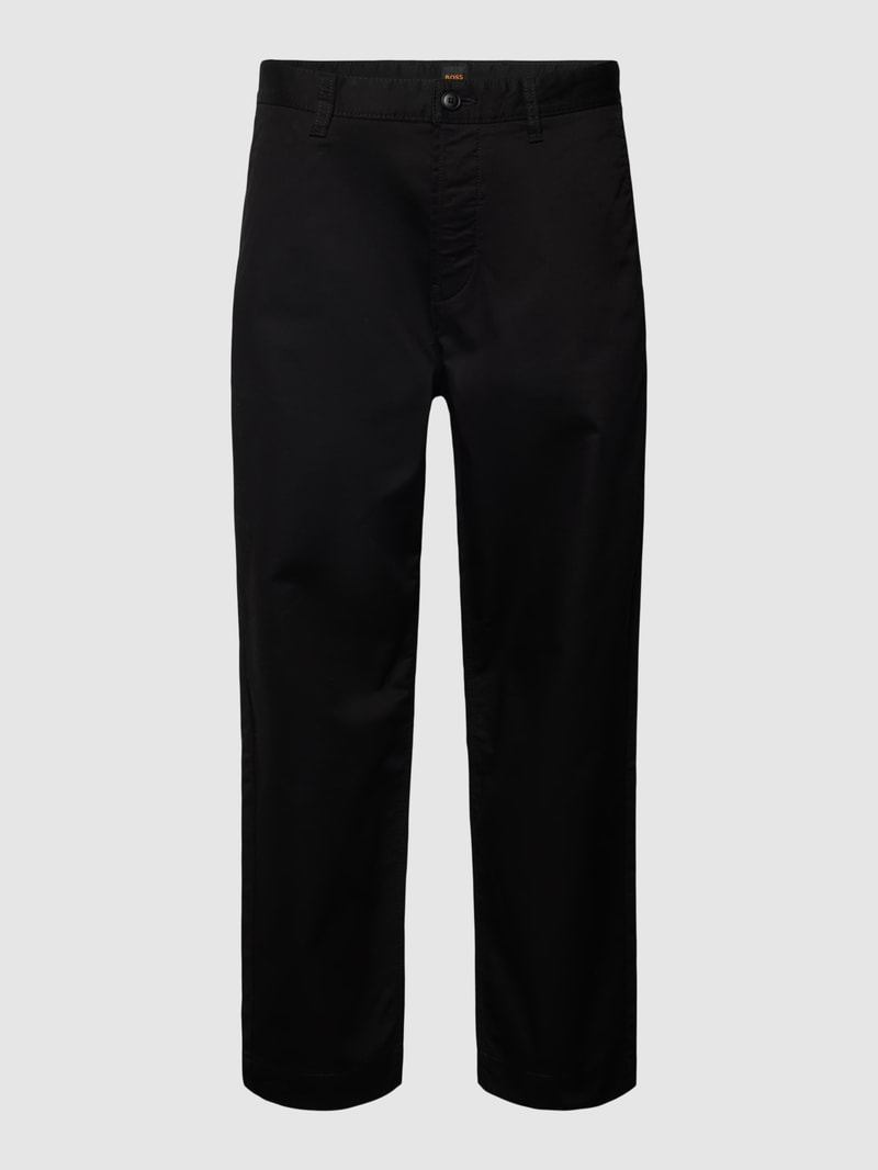 Hose mit seitlichen Eingrifftaschen Modell 'STATUM' in schwarz