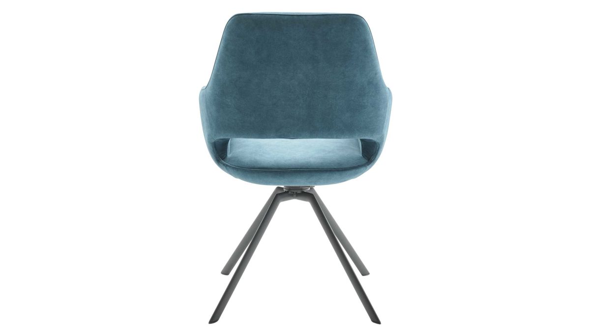 Interliving Armlehnenstuhl IL 5112 Petrol drehbar