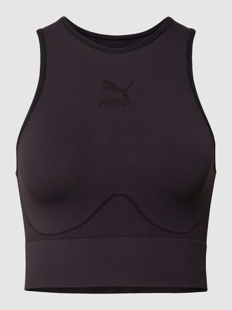 Top mit Label-Print - PUMA X P&C* in schwarz