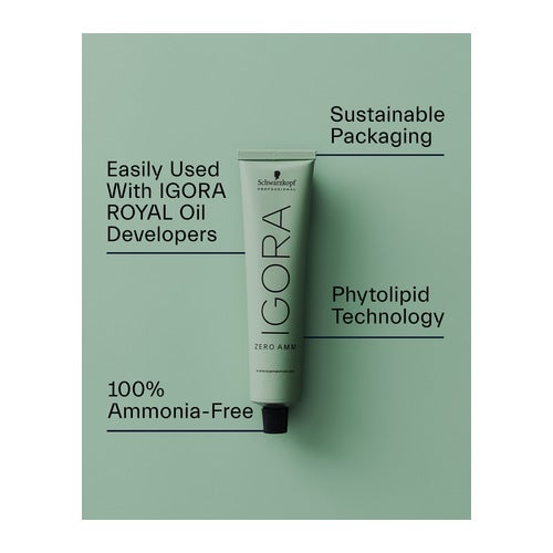 Schwarzkopf Professional Igora Zero Amm Permanente kleuring 60 ml 7-00