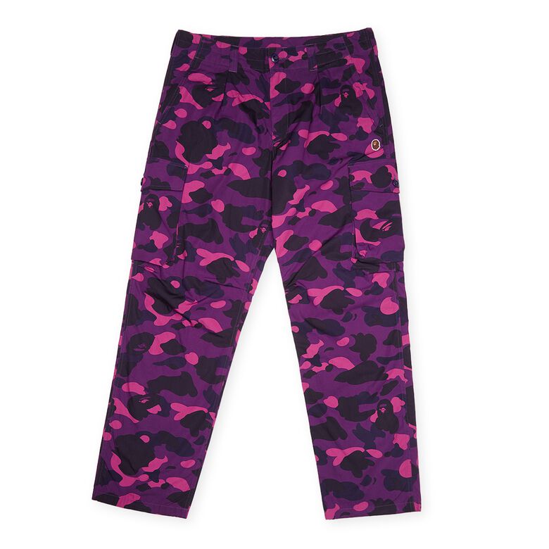 A Bathing Ape Color Camo 6 Pocket Pants purple