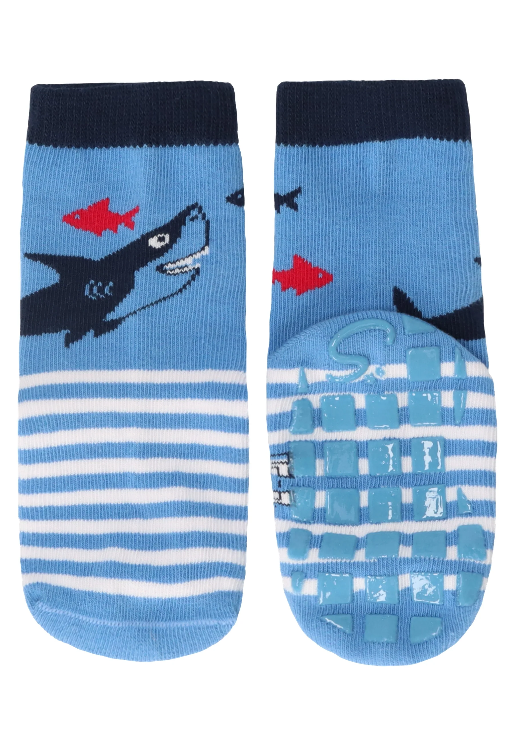 ABS Socken im 2er Pack mit Motiv Fische