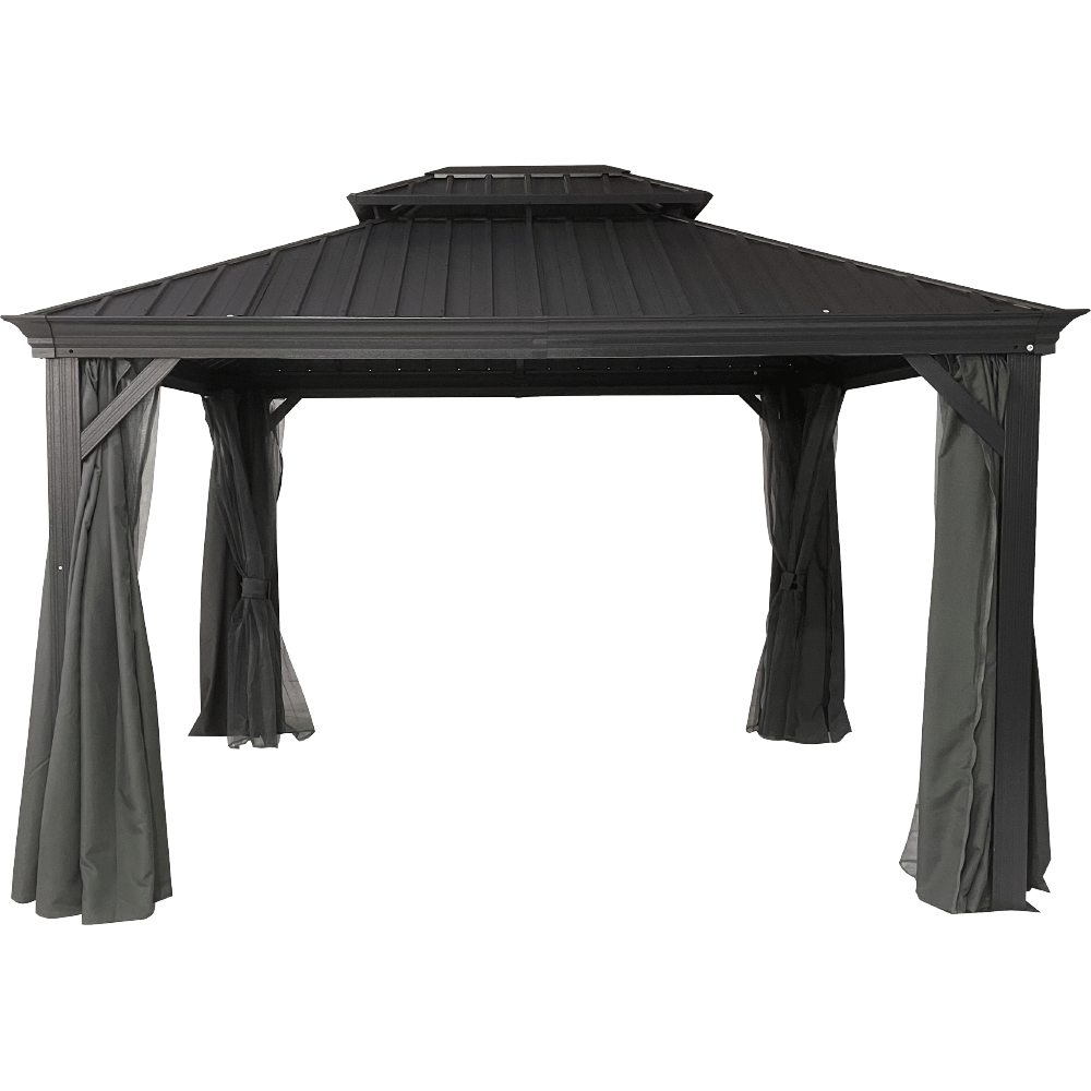 CHILLROI Garten Pavillon-/ Pergola Prato - ca. 300 x 420 x 290 cm