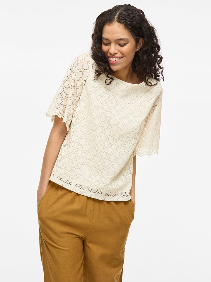 Vila Bluse in Weiß günstig kaufen