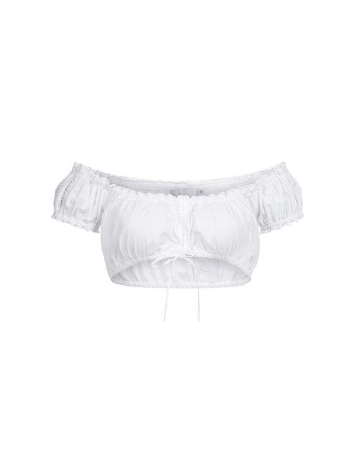Nübler Dirndlbluse Carmen Annamirl in Weiß günstig kaufen
