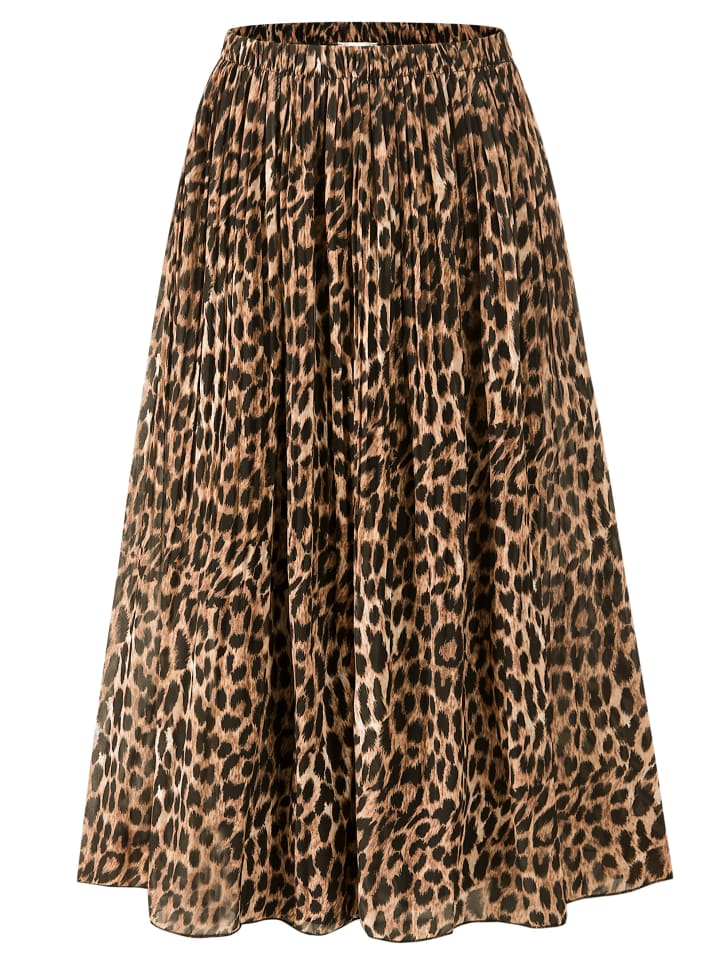 SASSYCLASSY Chiffon Rock in Braun günstig kaufen