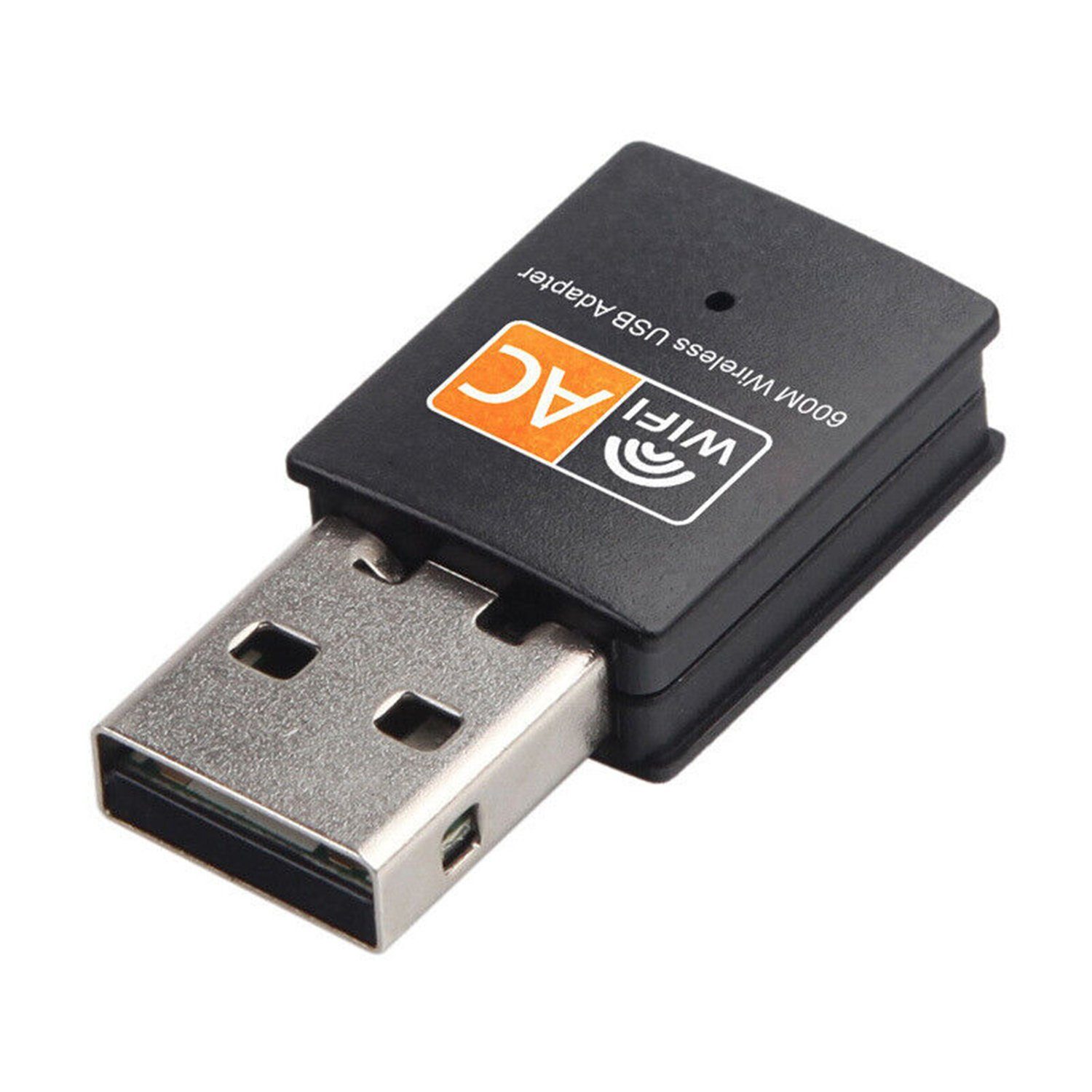 Olotos WLAN-Stick WLAN Stick Dual Band USB WiFi 802.11AC Adapter 600Mbit Dongle, AC600Mbit/s WLAN DualBand(433Mbps 5GHz/150Mbps 2,4GHz)
