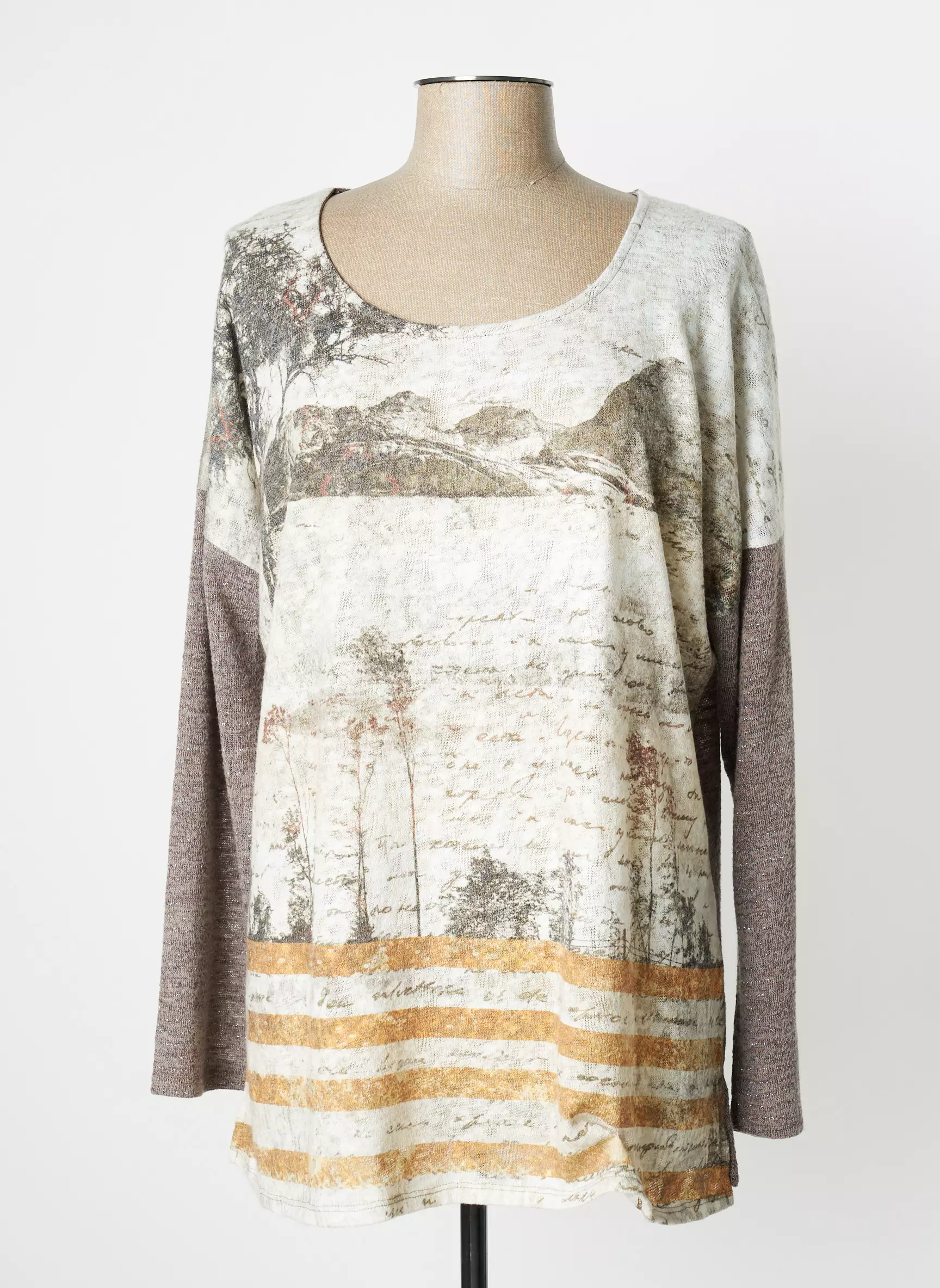 Alexe Pull Tuniques Femme couleur beige