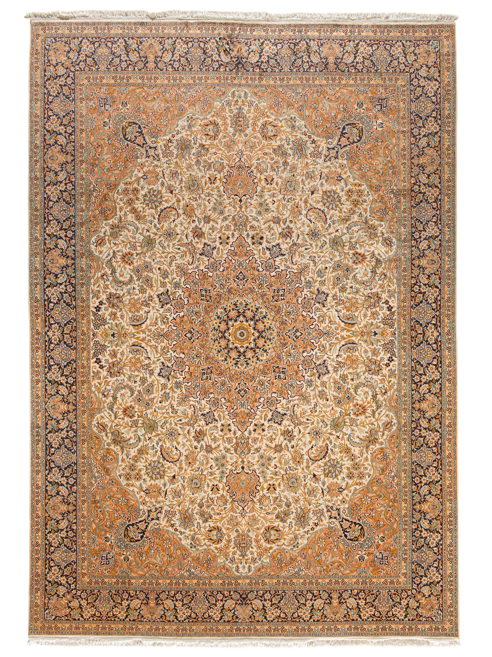 Kaschmir Seide 16/16 ca. 244 x 343 cm, Unikat / Einzelstück