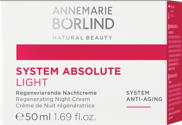 ANNEMARIE BÖRLIND SYSTEM ABSOLUTE Regenerierende Nachtcreme