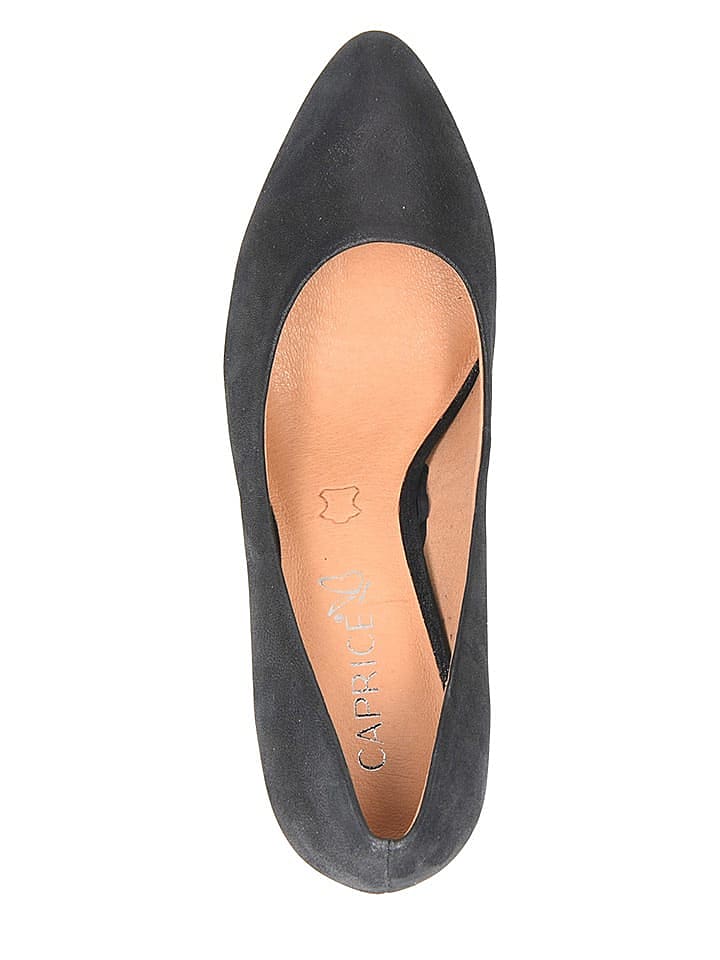 Caprice Leder-Pumps in Schwarz günstig kaufen 39