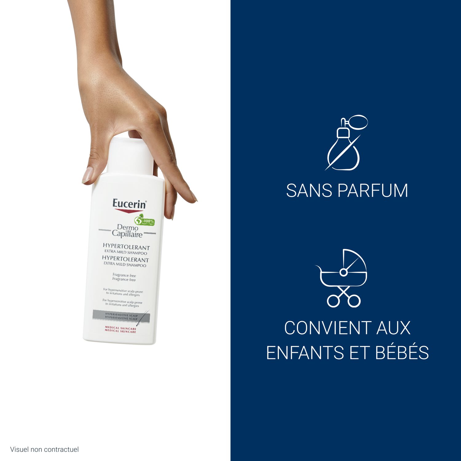 Eucerin Dermo Capillaire Shampoing Extra-Doux Haute Tolérance