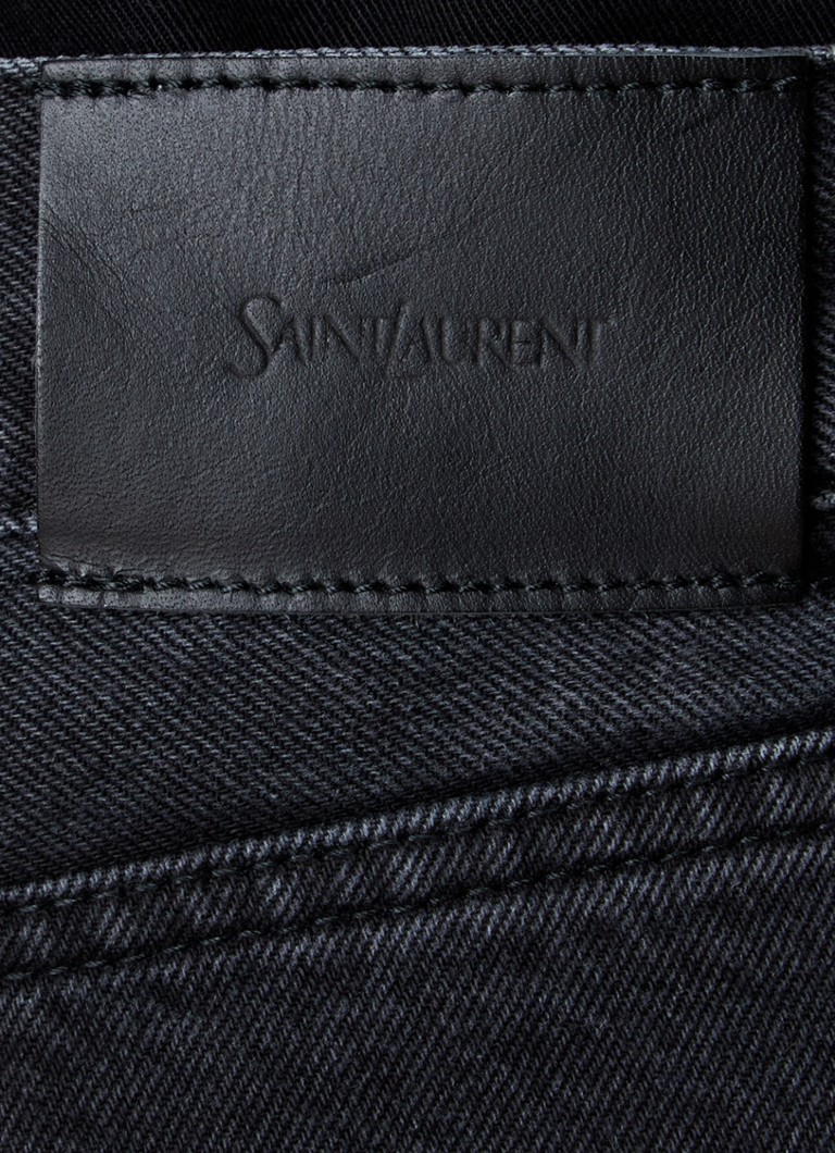 Saint Laurent brīva piegriezuma džinsi ar krāsainu mazgājumu