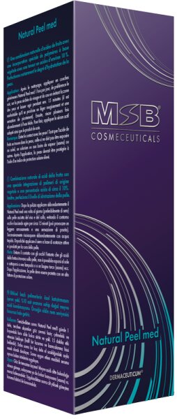MSB Cosmeceuticals Basic Care Natural Peel med Gesichtspeeling
