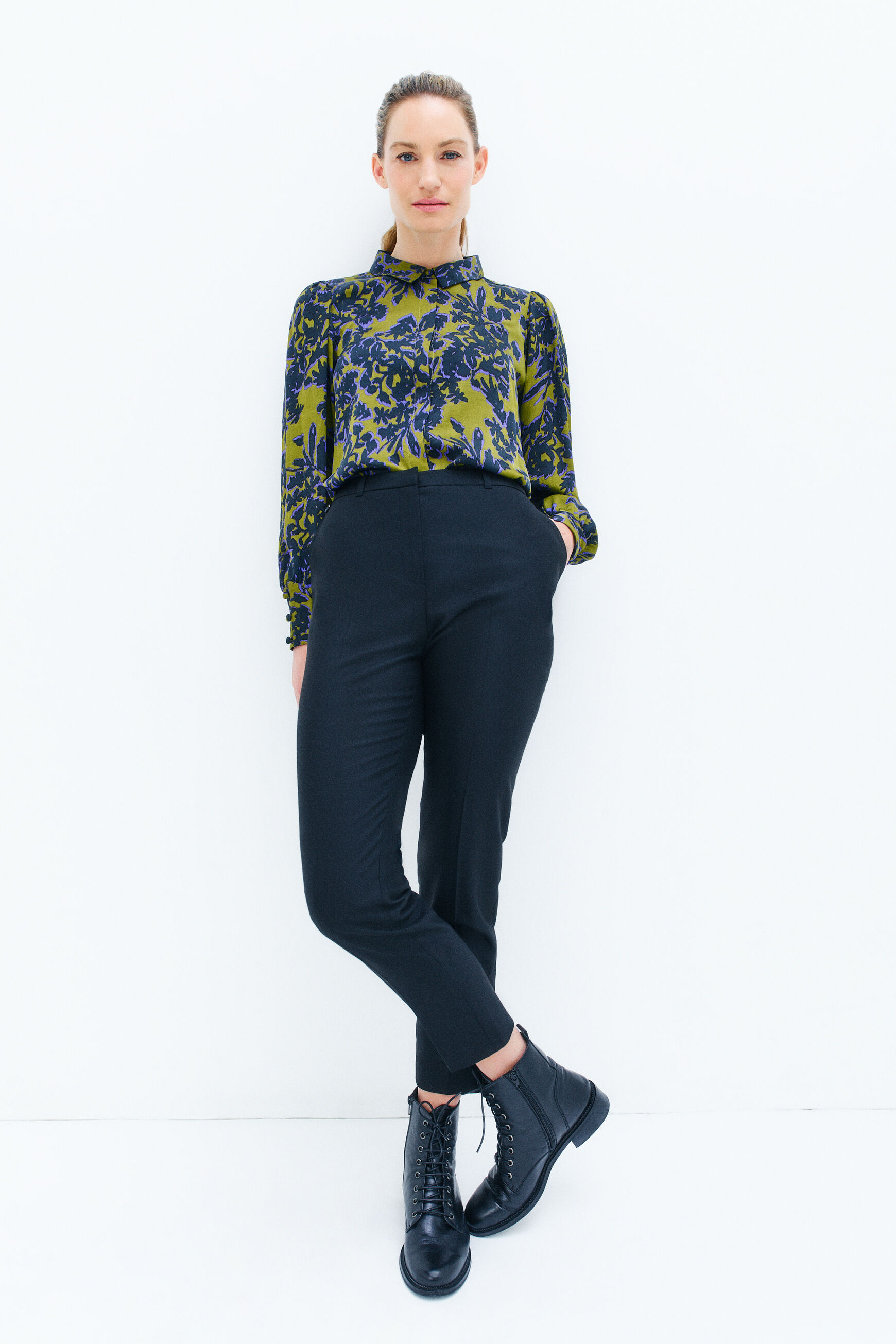 pantalon cesar noir femme
