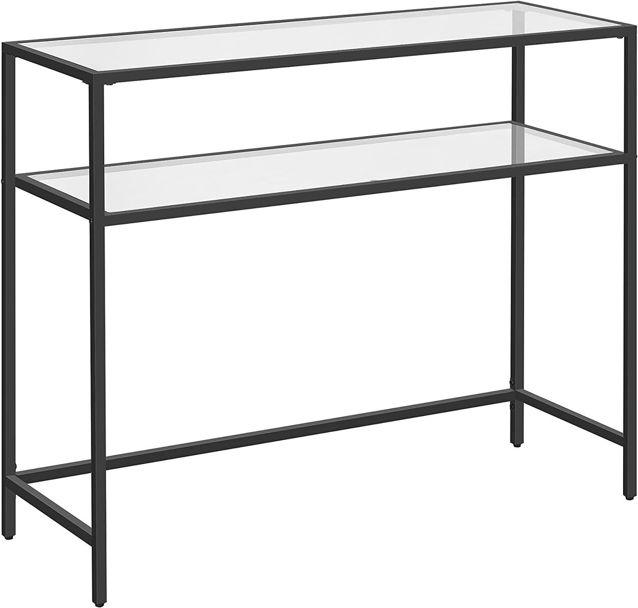 Vasagle Konsolentabelle, schwarz, 100x80x35cm