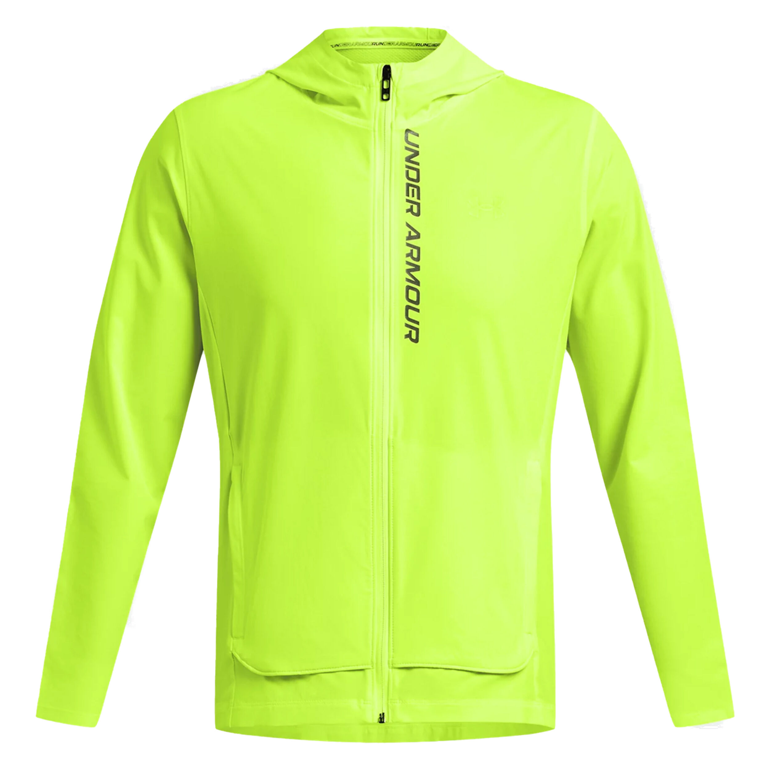 Outrun The Storm Laufjacke Herren - Neongelb, Schwarz