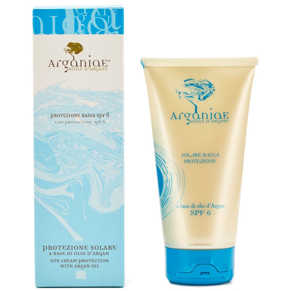 Arganiae Sonnencreme mit niedrigem Schutz LSF 6 auf Basis von Arganöl 150 ml