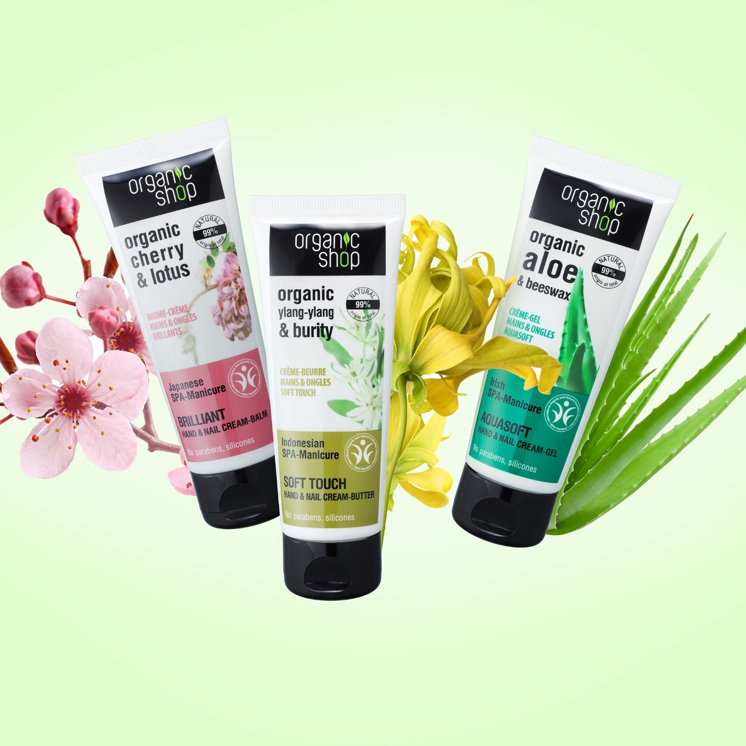 Гел крема за руке и нокте Organic Shop Irish Spa