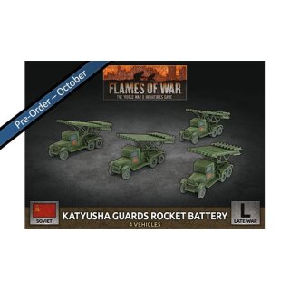 Katyusha Guards Rocket Battery (x4 Plastic)