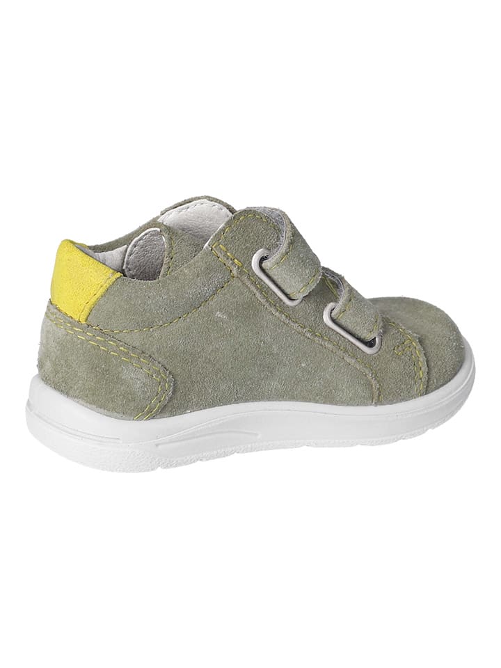PEPINO Leder-Boots in Grau/ Gelb günstig kaufen
