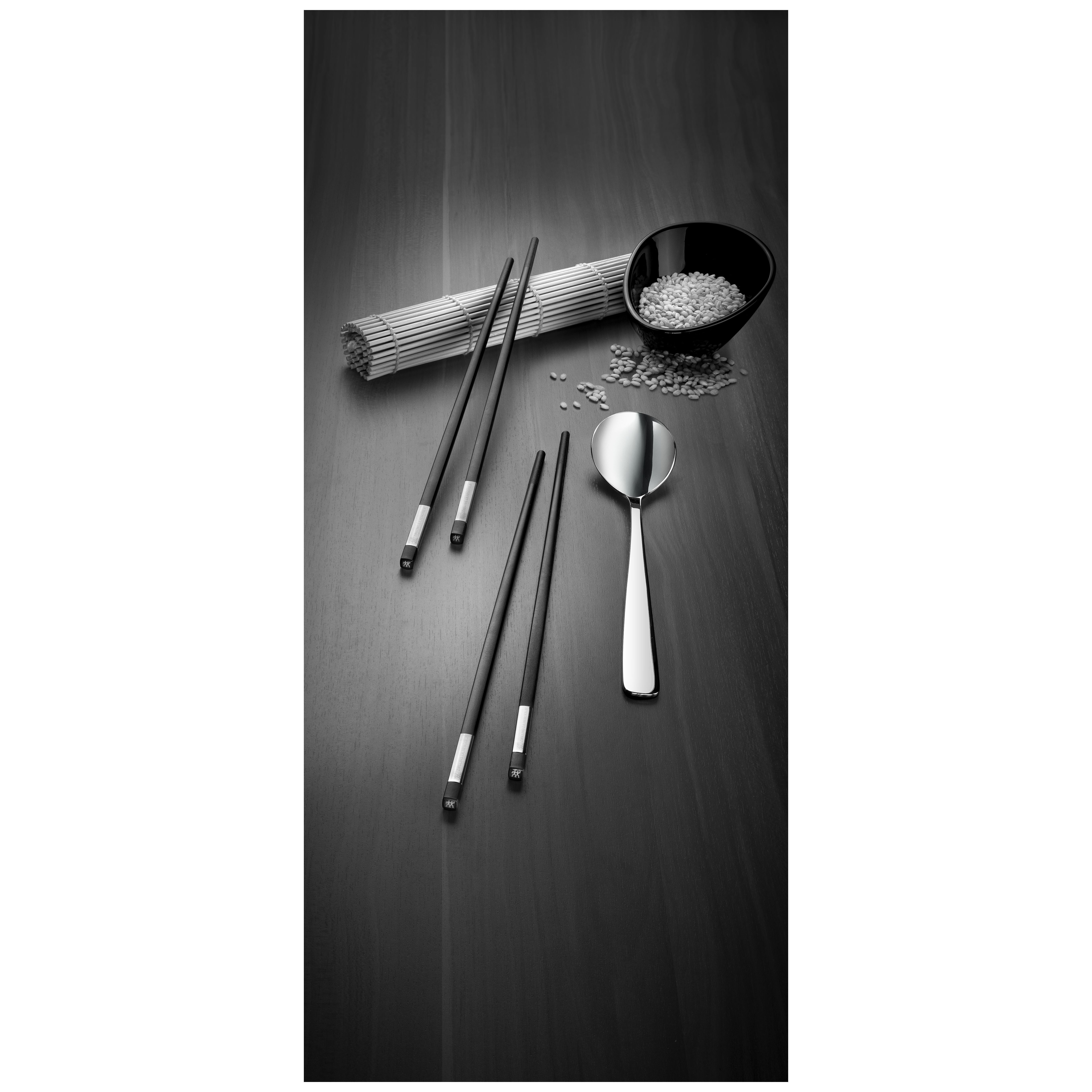 Chopstick-Set, klein 5-tlg, mattiert/poliert