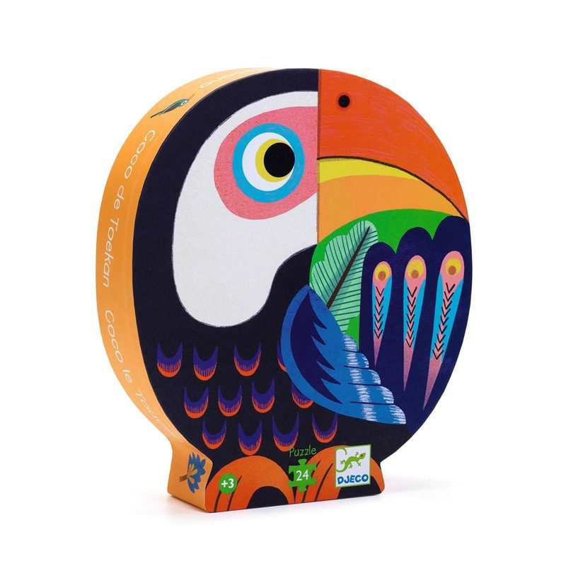 Puzzle Coco le Toucan 24 pièces Djeco