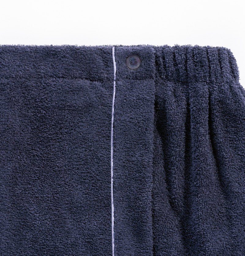 Chiemsee Kilt Chiemsee Damen Saunakilt Venice, Kurzform, Baumwolle, Knöpfe, Logostickerei auf der Tasche