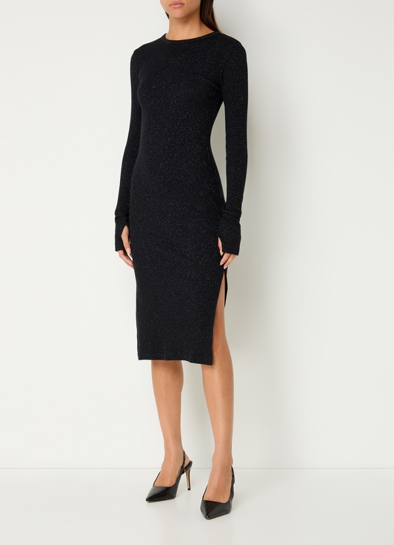 Zadig&Voltaire  Ruby fijngebreide midi jurk met lurex