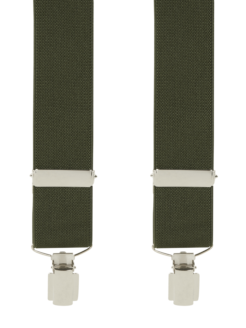 Hosenträger in X-Form in grün