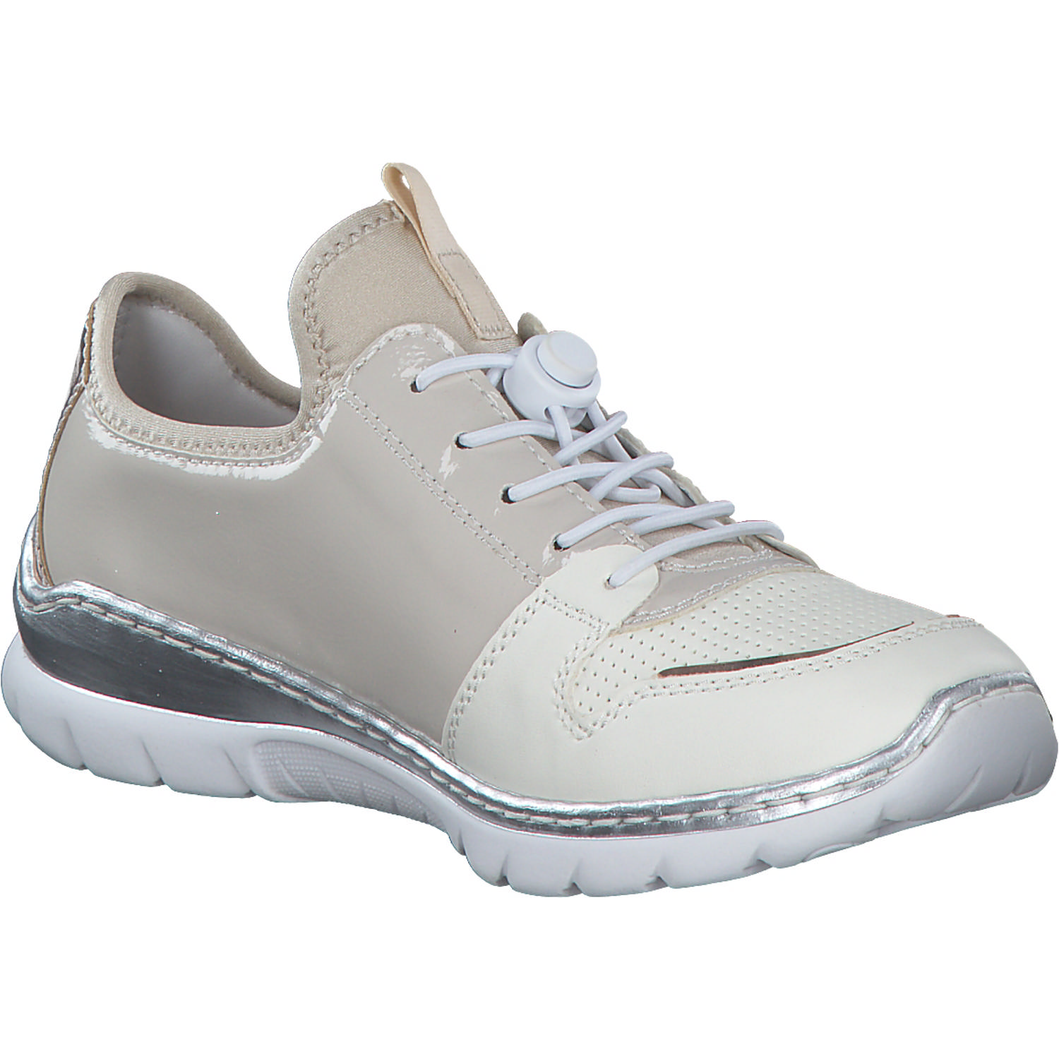 Rieker L3294, Schnürschuhe, Damen, Weiß